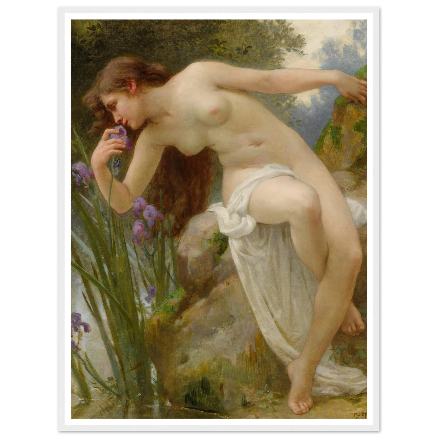 The Fragrant Iris Art Print | Guillaume Seignac-Quipham Collections