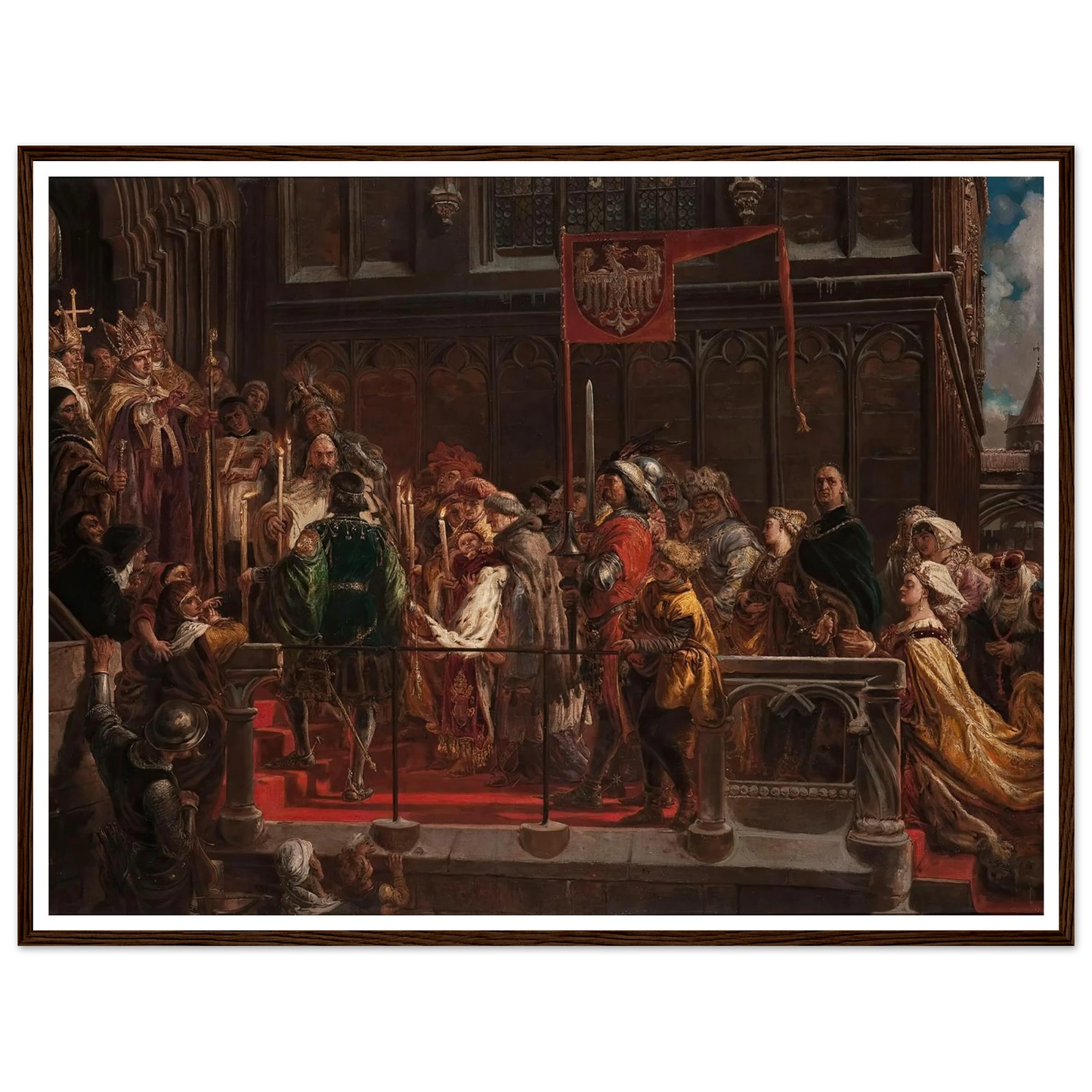 Baptism of Władysław Warneńczyk, 18 February 1425 (1881) Art Print | Jan Matejko-Quipham Collections