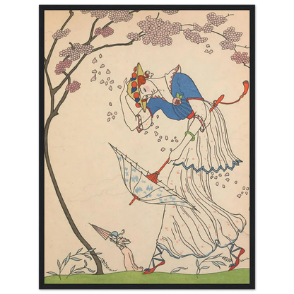 Le Coup de Vent (1914) Art Print | George Barbier-Quipham Collections
