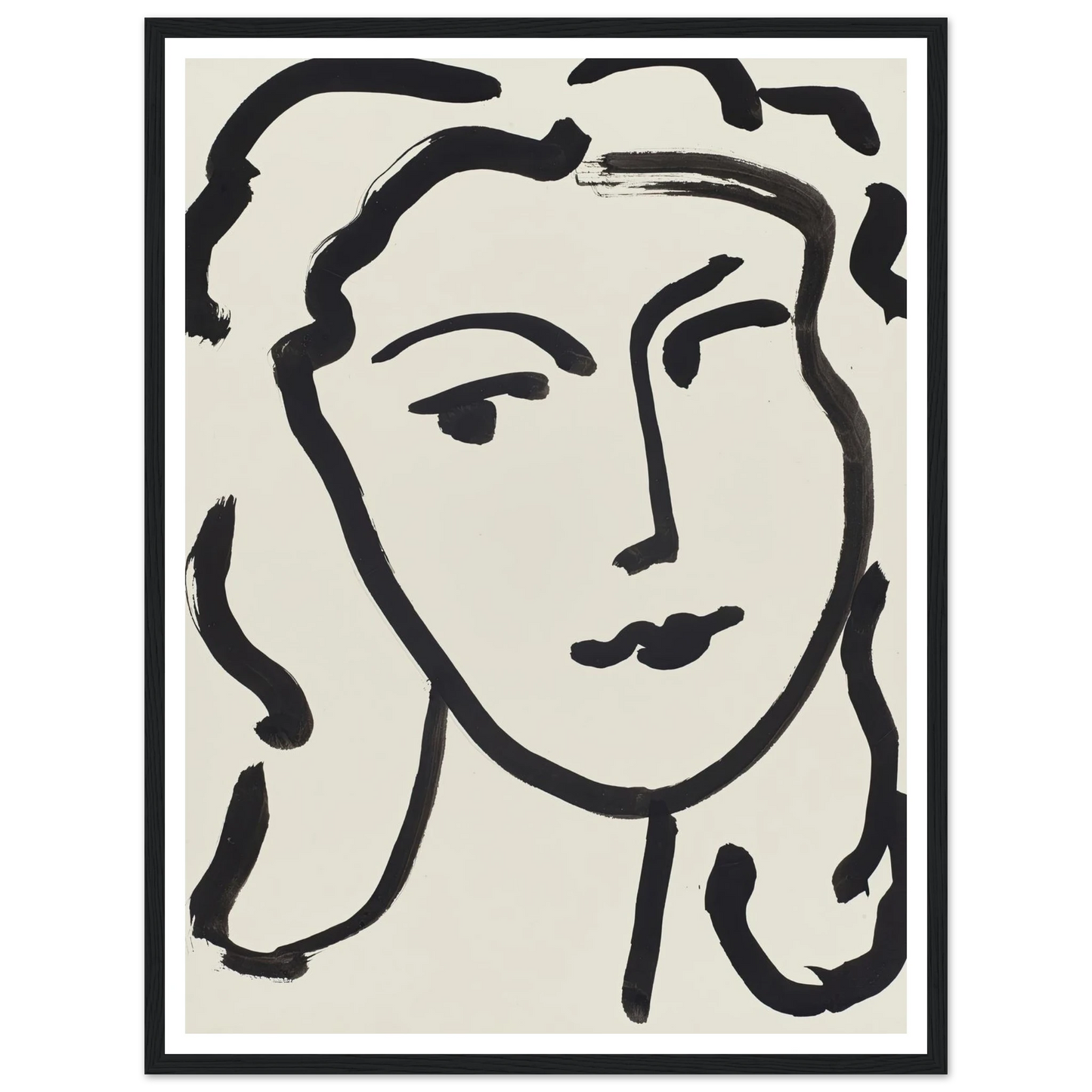 Visage de femme (1948) Art Print | Henri Matisse-Quipham Collections