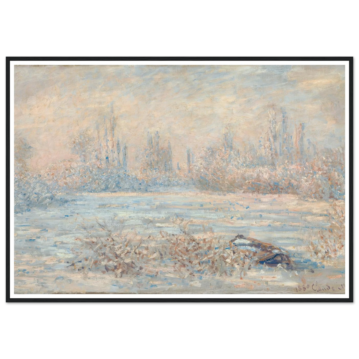 Le Givre (1880) Art Print | Claude Monet-Quipham Collections