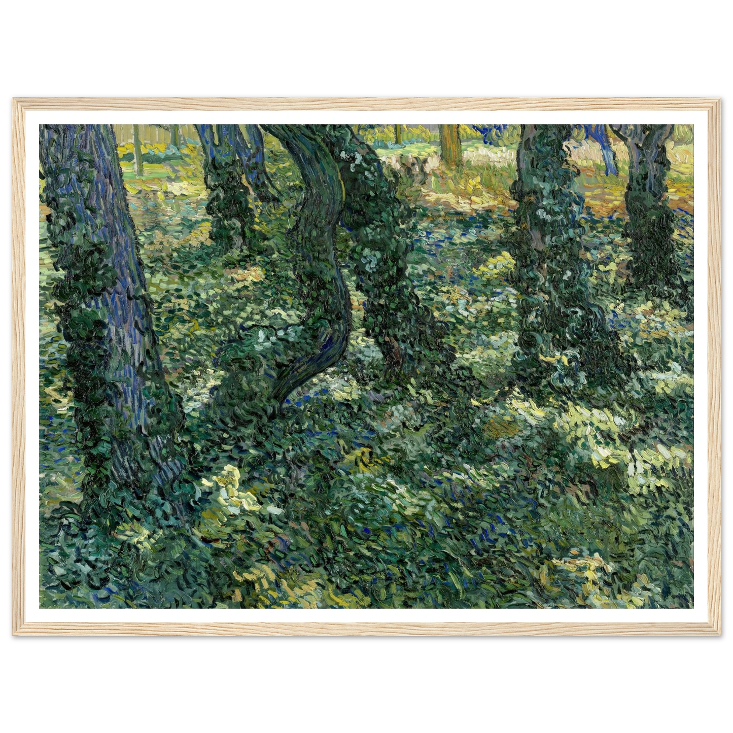 Undergrowth Art Print | Vincent van Gogh-Quipham Collections