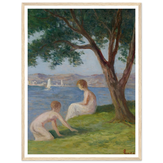 Baigneurs À St. Tropez Art Print | Maximilien Luce-Quipham Collections