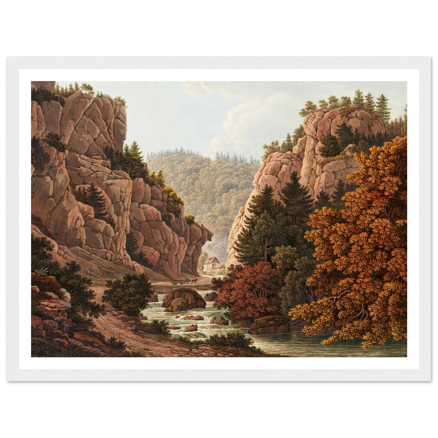 Entrée du Val de Moutier Art Print | Peter Birmann-Quipham Collections