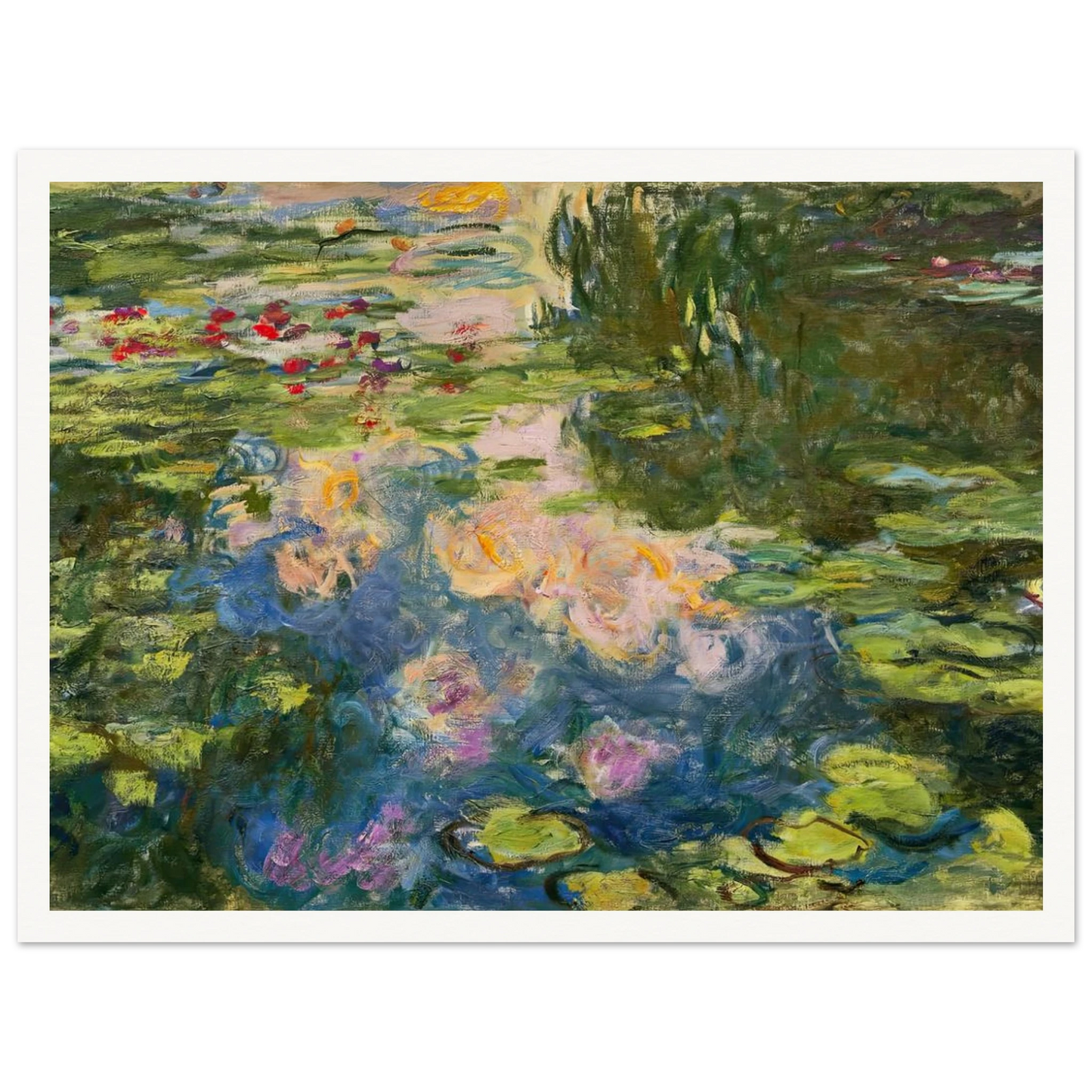 Le Bassin aux nymphéas (1917-19) Art Print | Claude Monet-Quipham Collections
