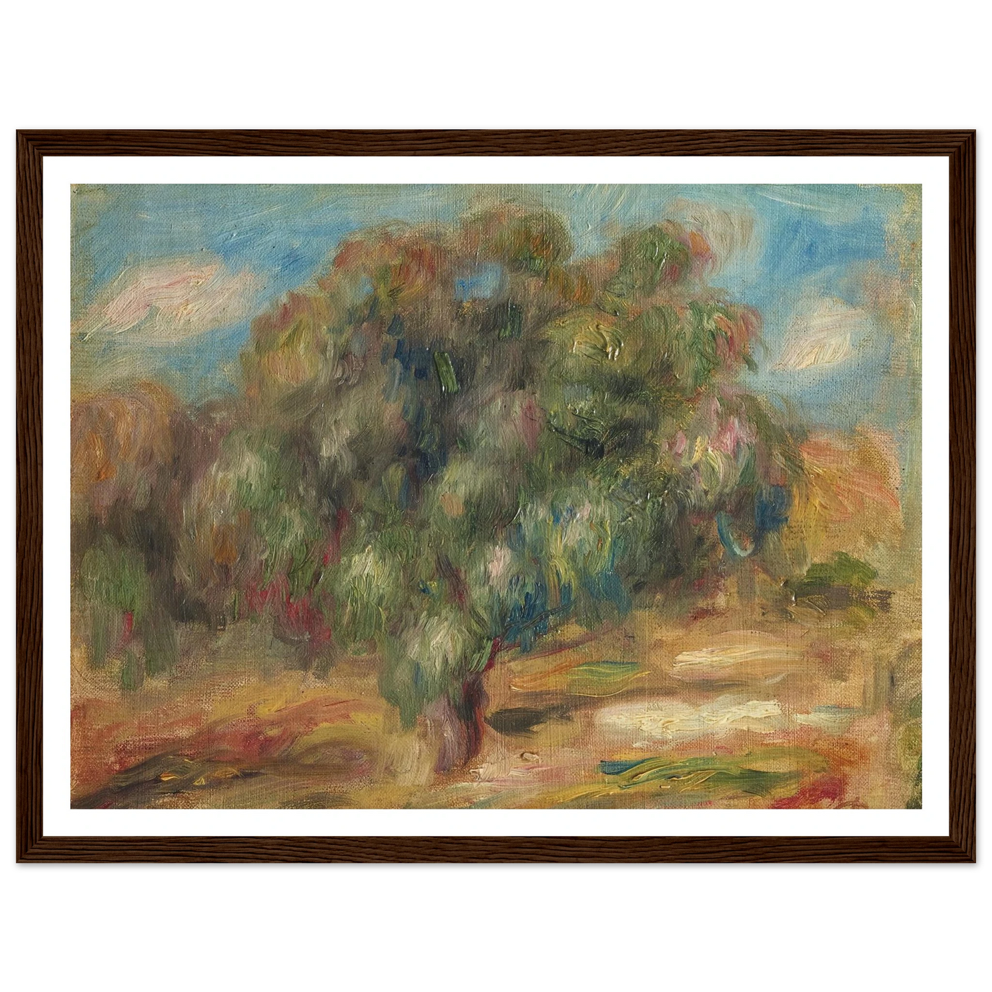 Landscape (1915) Art Print | Pierre Auguste Renoir-Quipham Collections
