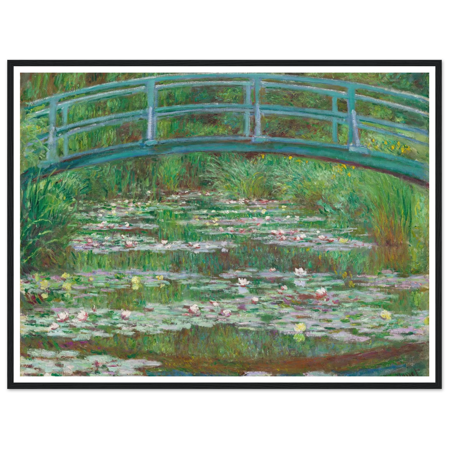The Japanese Footbridge (1899) Art Print | Claude Monet-Quipham Collections
