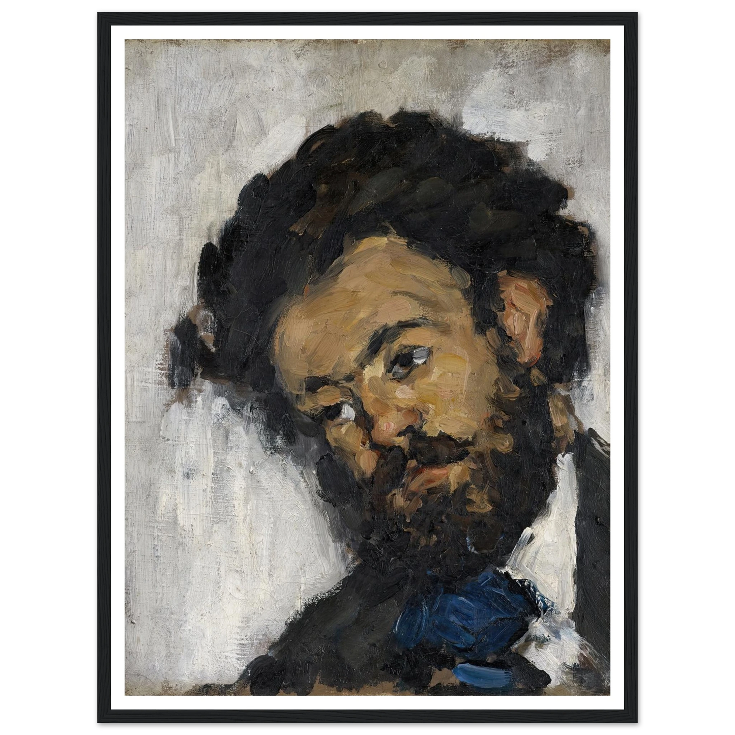 Portrait Of Antoine-Fortuné Marion (1871) Art Print | Paul Cezanne-Quipham Collections