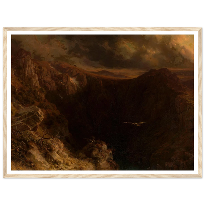 Evening in the mountains (1843) Art Print | August Behrendsen-Quipham Collections