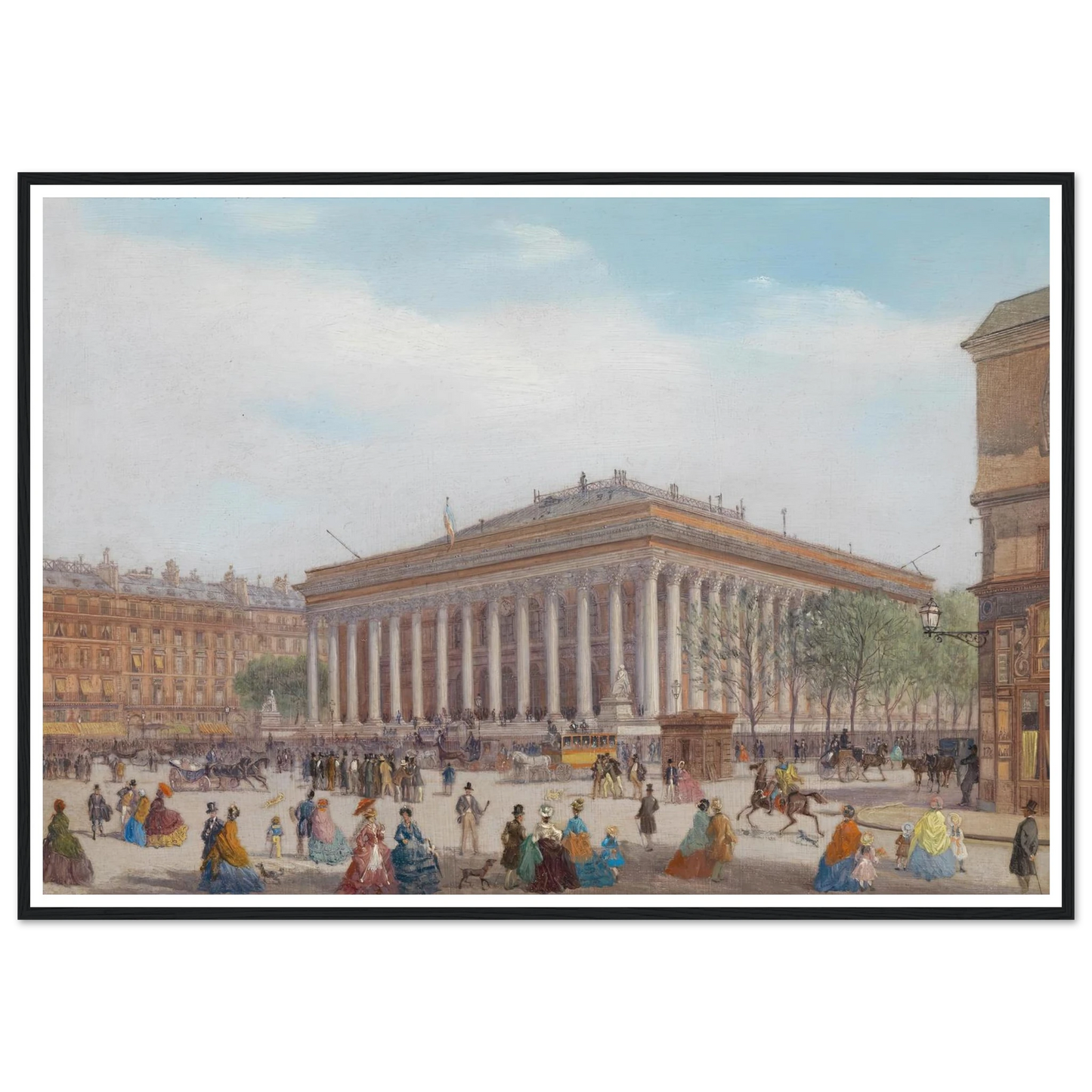 Paris Bourse Art Print | Carlo Bossoli-Quipham Collections