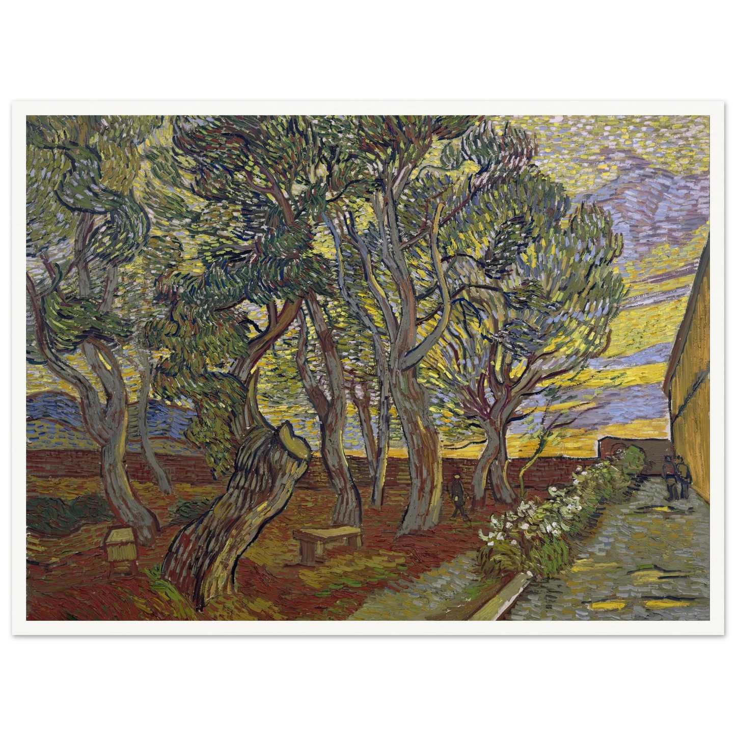 The garden of Saint Paul’s Hospital Art Print | Vincent van Gogh-Quipham Collections