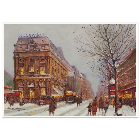 Théâtre de la Renaissance Art Print | Eugene Galien Laloue-Quipham Collections