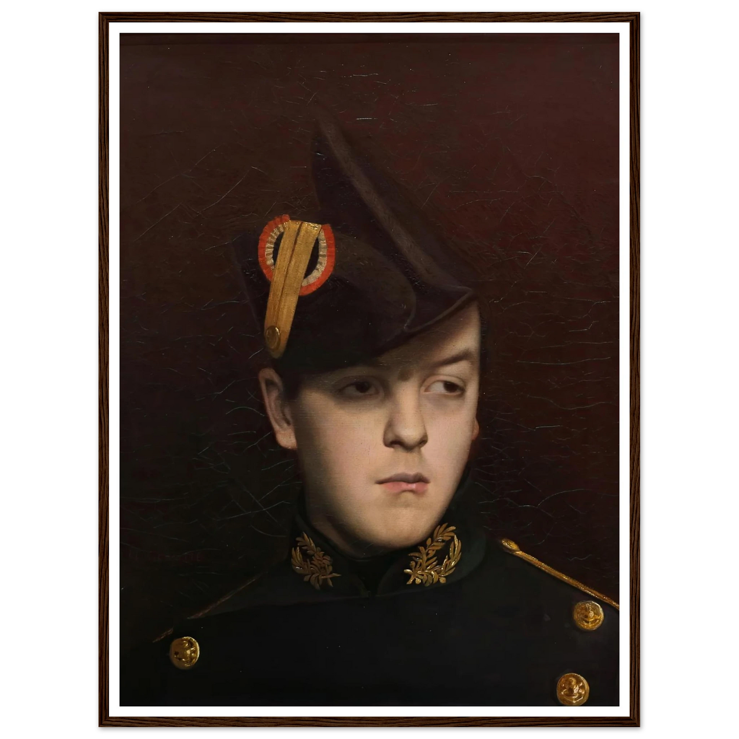 Portrait of Armand Gérome Art Print | Jean Leon Gerome-Quipham Collections