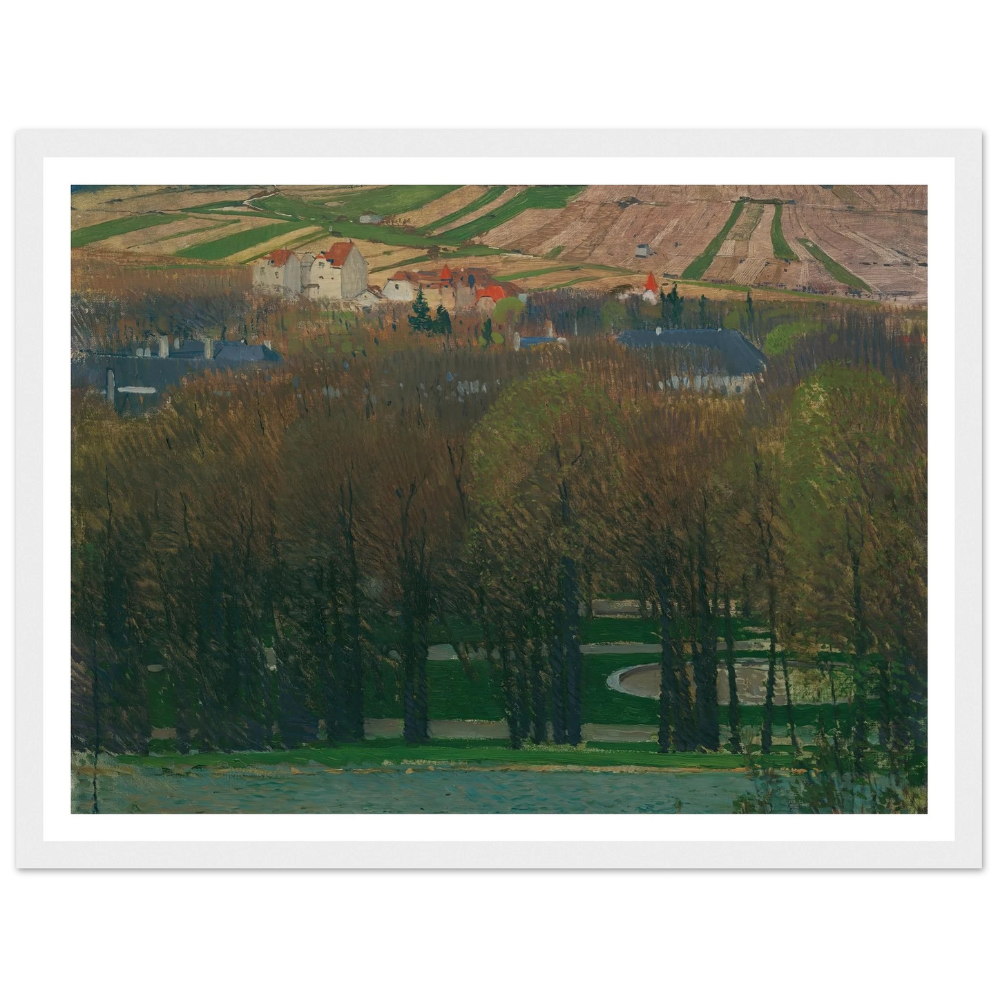 Blick von Heiligenstadt auf den Nußberg (1903) Art Print | Carl Moll-Quipham Collections