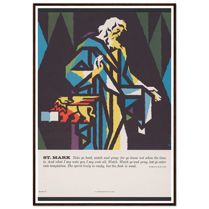 St. Mark (1962) Art Print | Joseph Binder-Quipham Collections