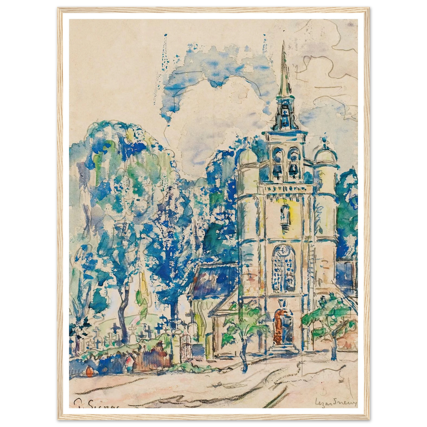 Lezardieux Art Print | Paul Signac-Quipham Collections