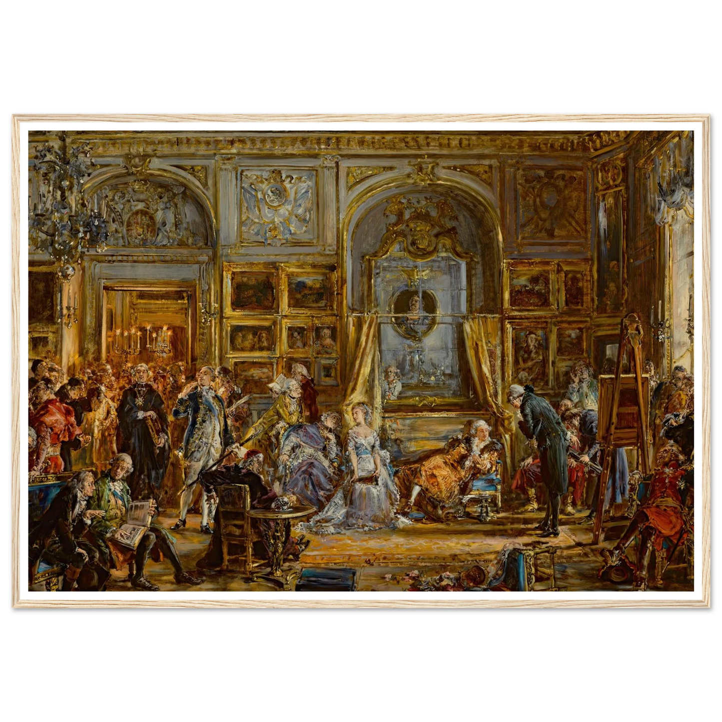 Constitution of the 3 May. Four-Year Seym. Commission of Education. Partition 1795 AD, from the series “History of Civilization in Poland” (1888) Art Print | Jan Matejko-Quipham Collections