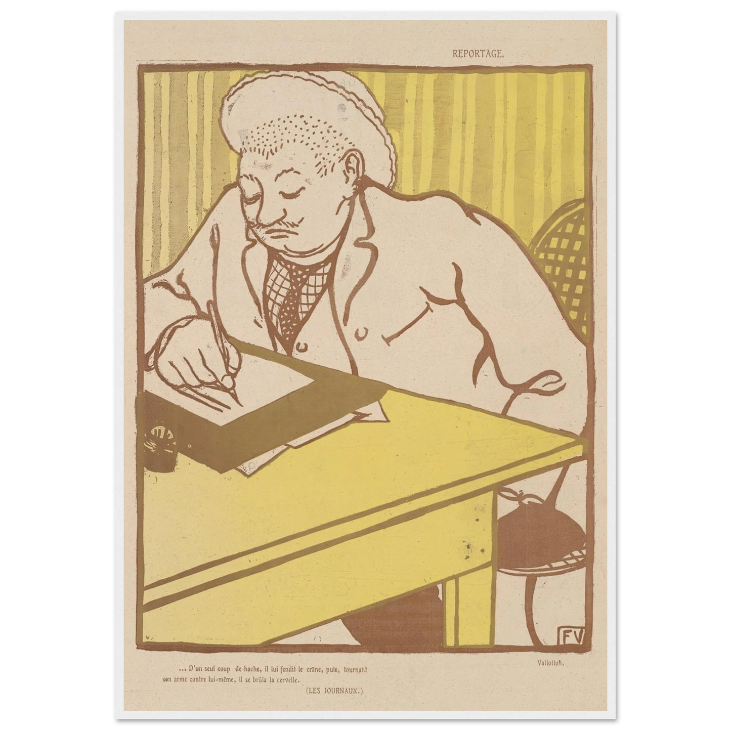 3 octobre 1903 Art Print | Felix Vallotton-Quipham Collections