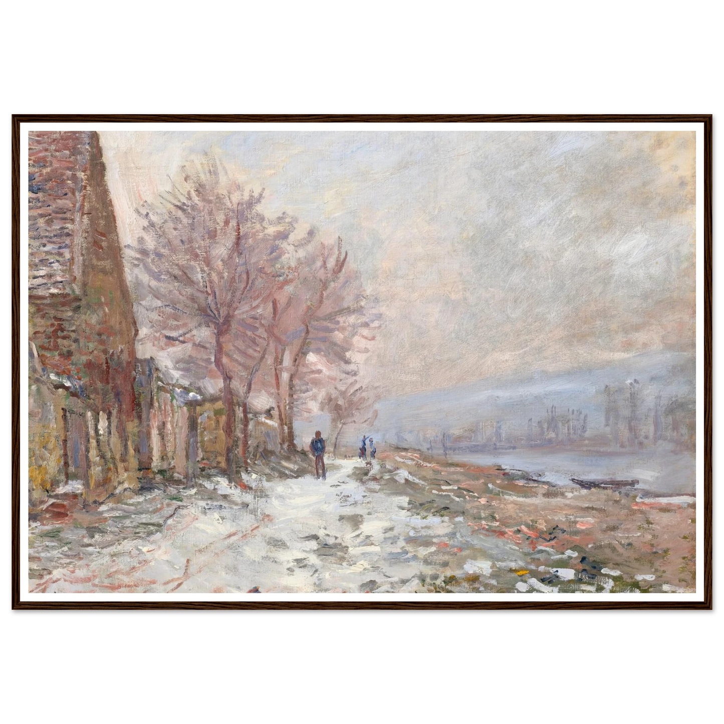 Lavacourt, l’hiver (1879) Art Print | Claude Monet-Quipham Collections