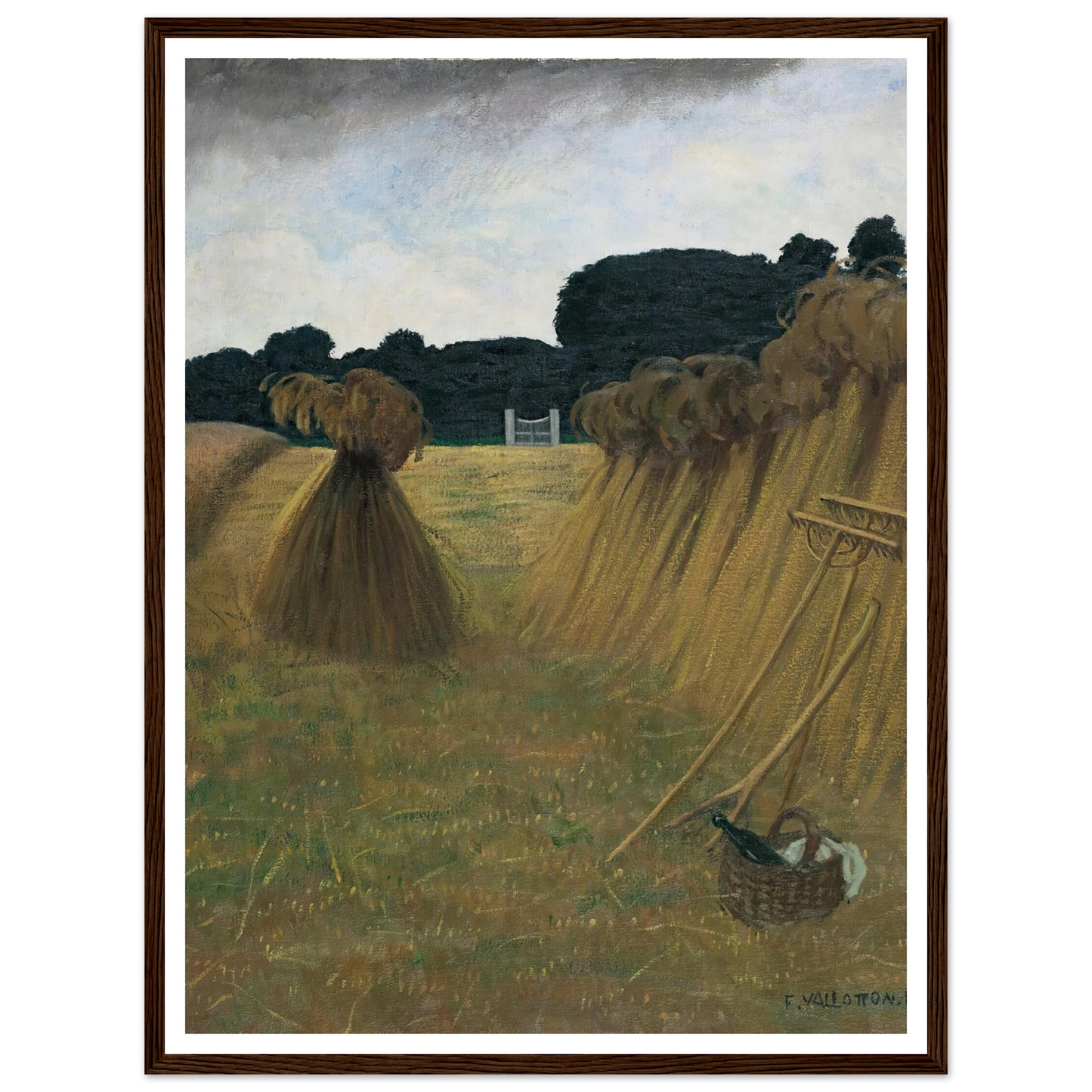 The Sheaves (1914) Art Print | Felix Vallotton-Quipham Collections