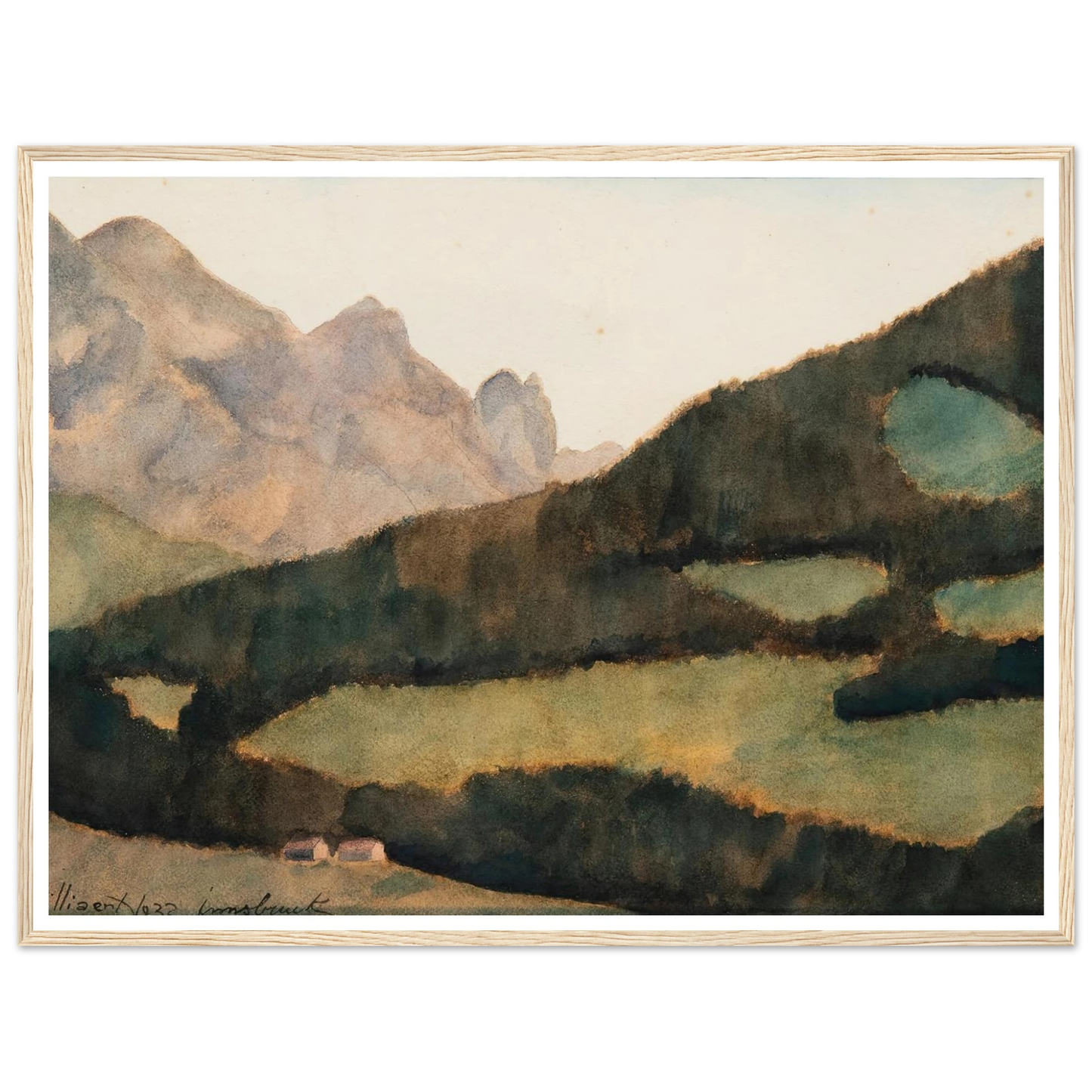 Paysage d’Innsbruck (1932) Art Print | Leon Spilliaert-Quipham Collections