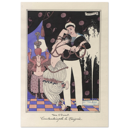 Vers l’Orient. Constantinople la Résignée (1915) Art Print | George Barbier-Quipham Collections
