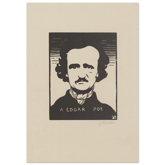 A Edgar Poe (1894) Art Print | Felix Vallotton-Quipham Collections
