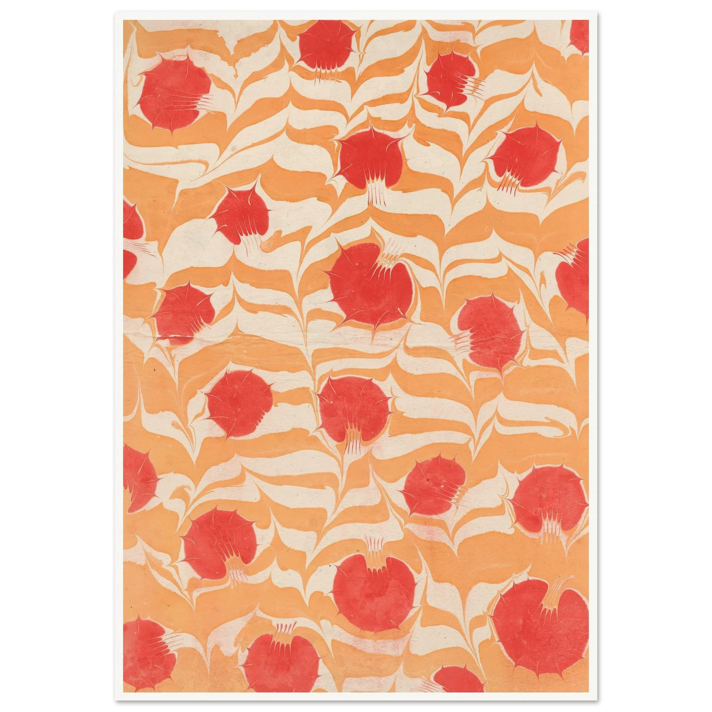 Marmorpapier (1900 - 1921) Art Print | Franz Weisse-Quipham Collections