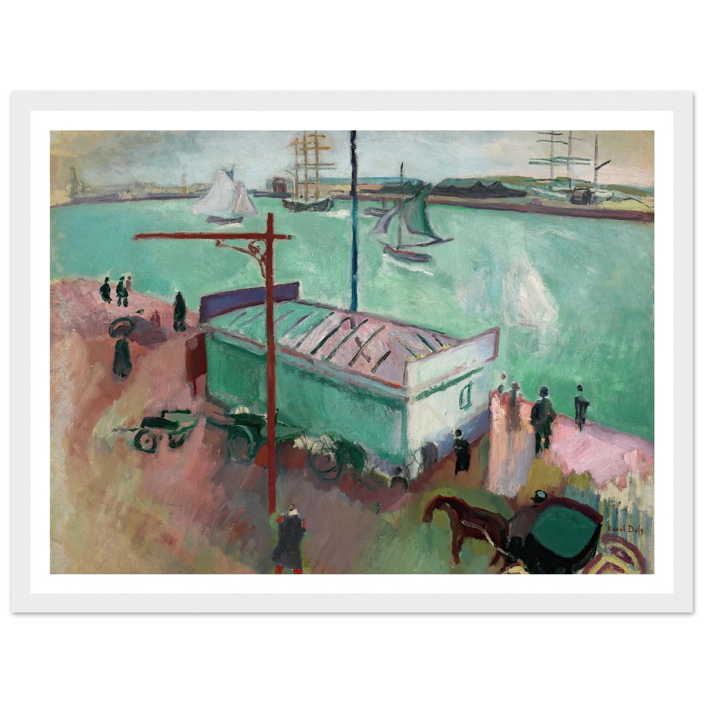 Le Port du Havre (1906) Art Print | Raoul Dufy-Quipham Collections