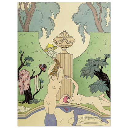Falbalas et fanfreluches, La Luxure (1925) Art Print | George Barbier-Quipham Collections