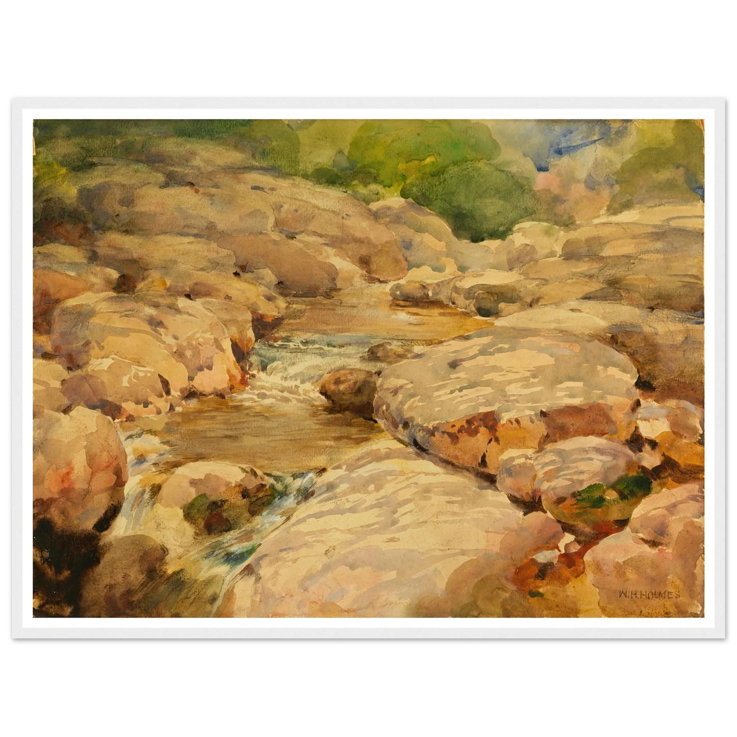 The Placid Potomac Art Print | William Henry Holmes-Quipham Collections