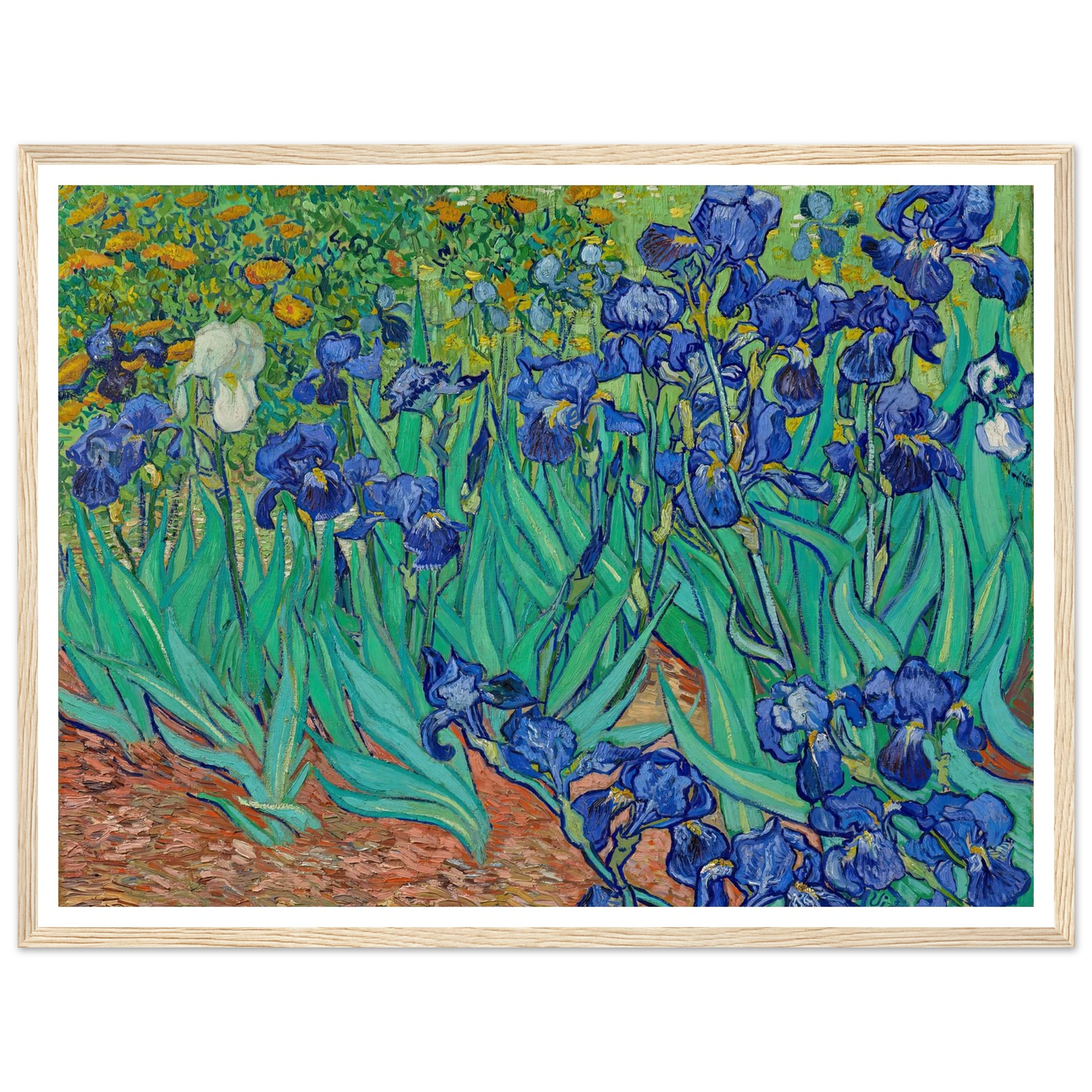 Irises (1889) Art Print | Vincent van Gogh-Quipham Collections
