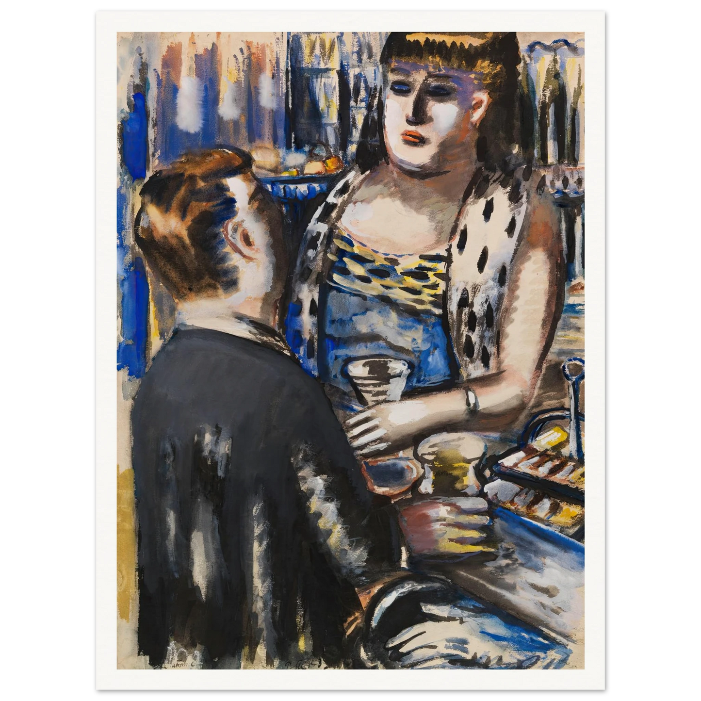 La Patronne (1943-1946) Art Print | Paul Kleinschmidt-Quipham Collections