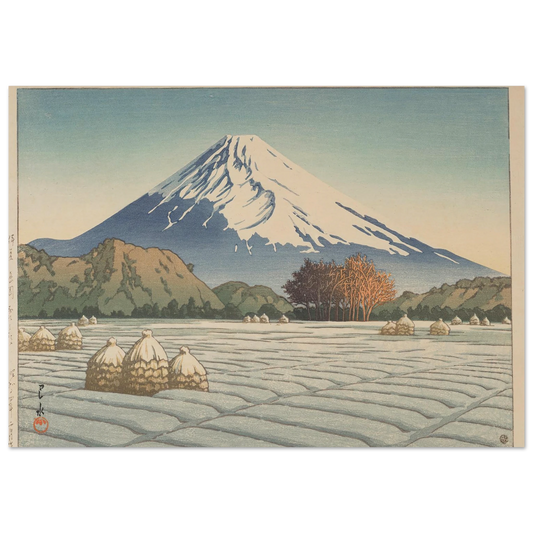 Izu Nagaoka shimo no asa (Frosty morning in Nagaoka, Izu) (1939) Art Print | Kawase Hasui-Quipham Collections