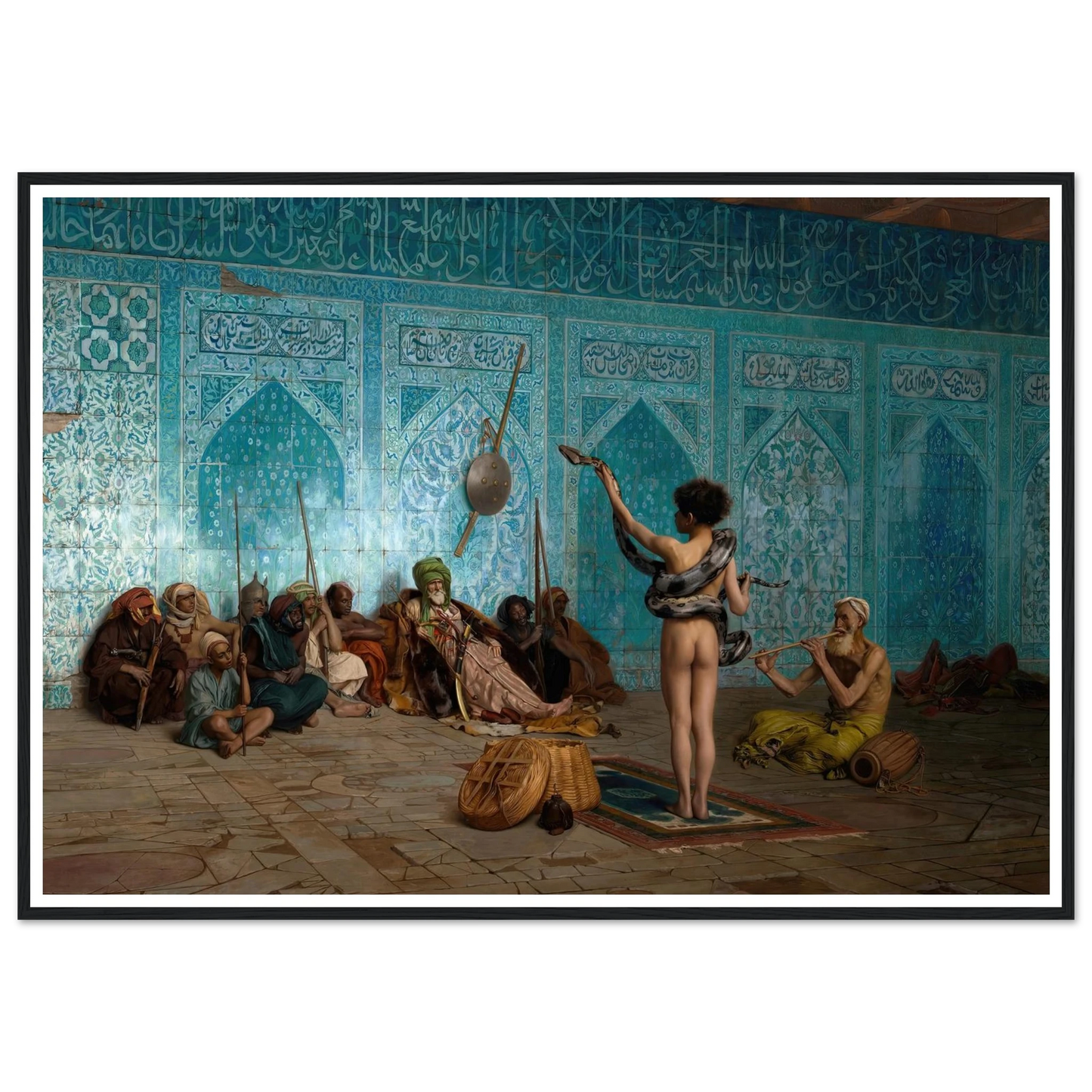 Snake Charmer (c. 1879) Art Print | Jean Leon Gerome-Quipham Collections