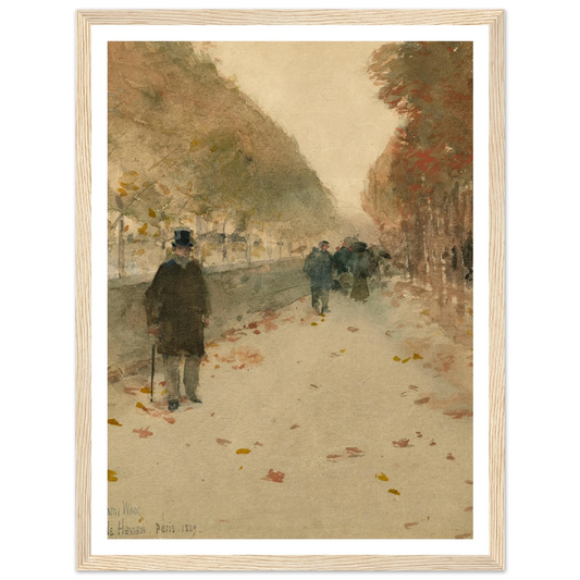Quai du Louvre (1889) Art Print | Childe Hassam-Quipham Collections