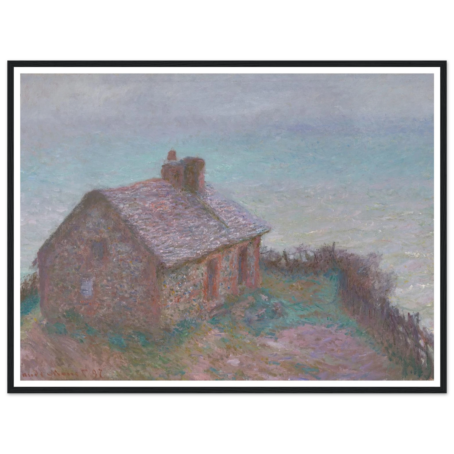The Customs House at Varengeville (1897) Art Print | Claude Monet-Quipham Collections