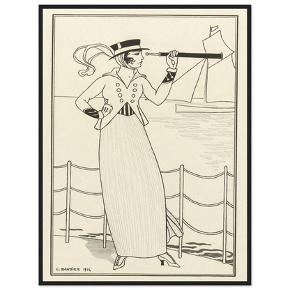 Journal des Dames et des Modes, Costumes Parisiens, 1914, No. 164 (1914) Art Print | George Barbier-Quipham Collections