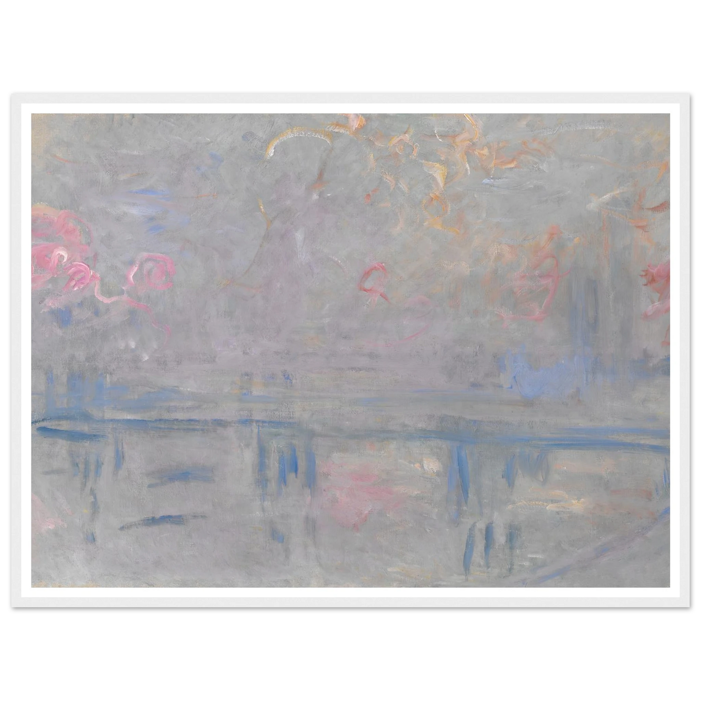 Charing Cross Bridge (1900) Art Print | Claude Monet-Quipham Collections