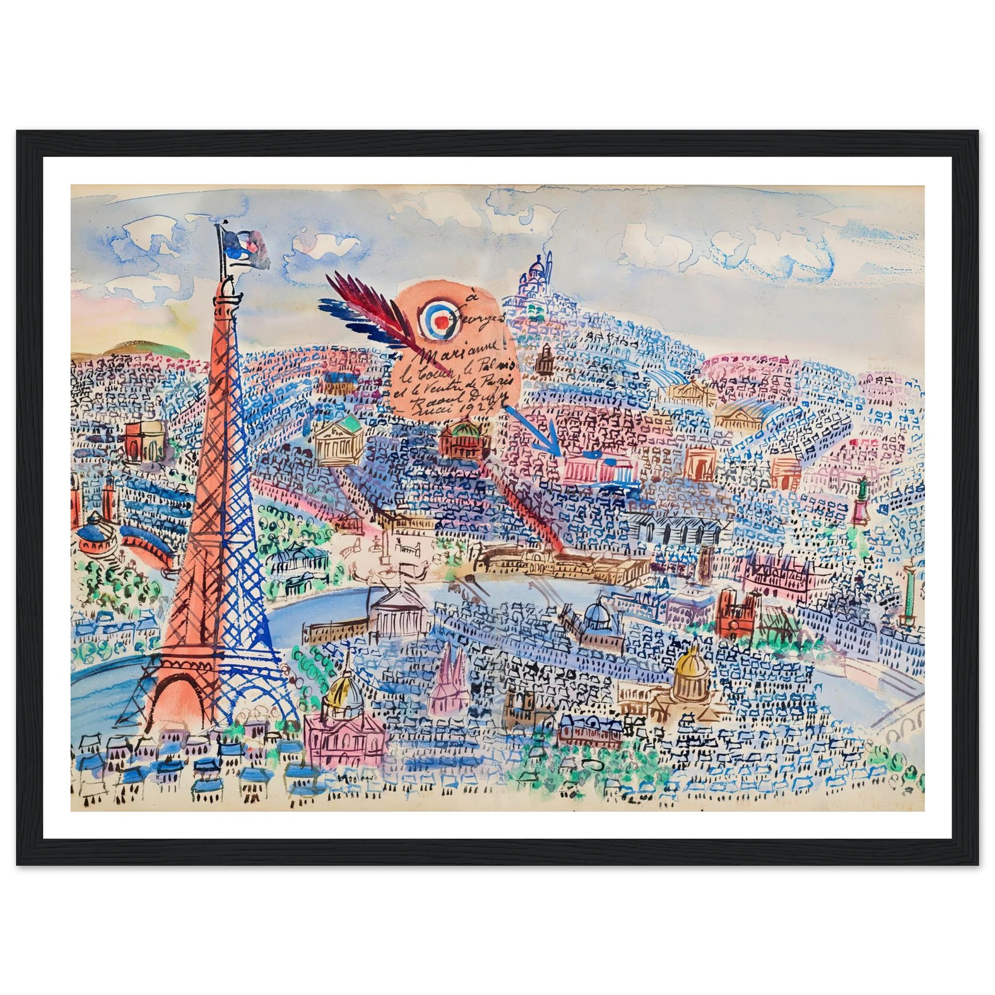 Livre d’or de Marianne (1927) Art Print | Raoul Dufy-Quipham Collections