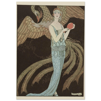 Sortilèges ; Robe du soir, de Beer (1922) Art Print | George Barbier-Quipham Collections