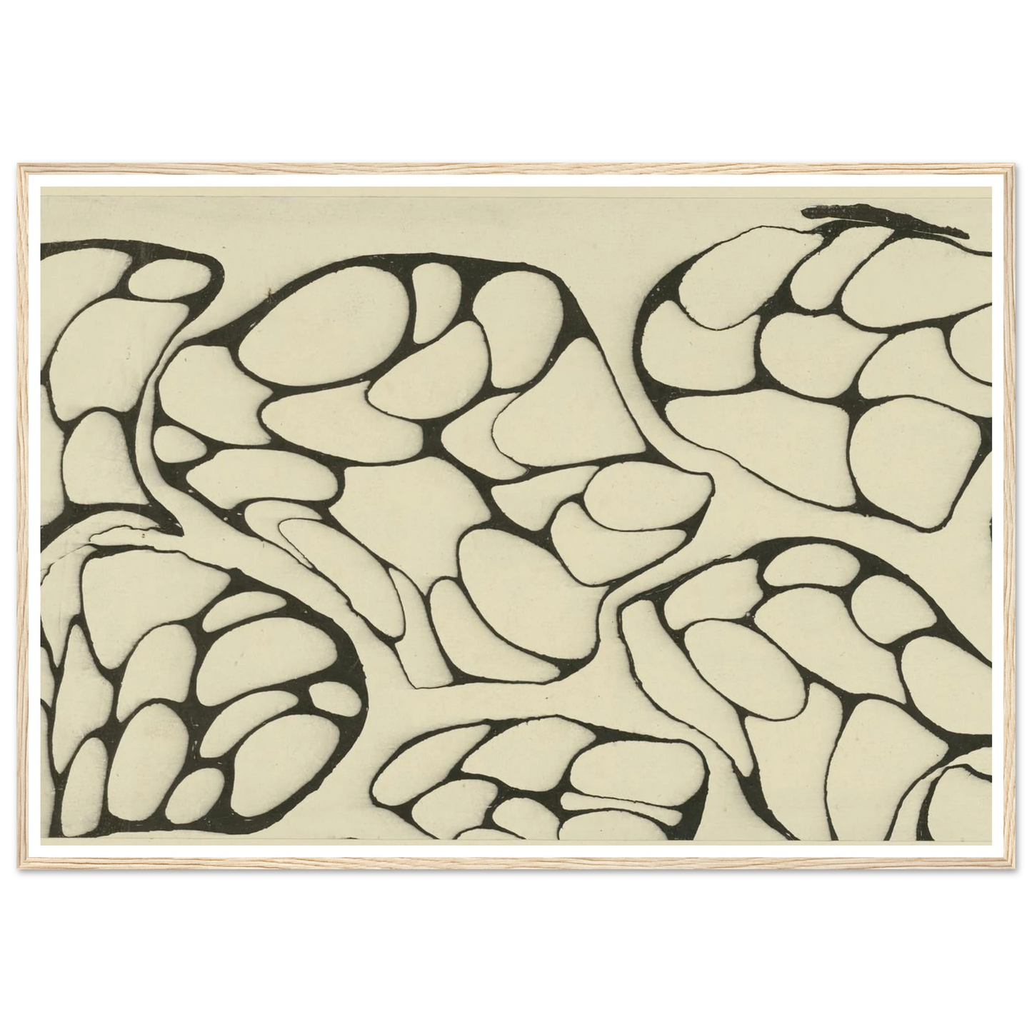 Adermarmorpapier (1903 - 1907) Art Print | Josef Hoffmann-Quipham Collections
