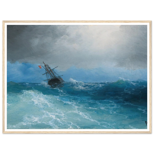 Gathering Storm (1899) Art Print | Ivan Konstantinovich Aivazovsky-Quipham Collections