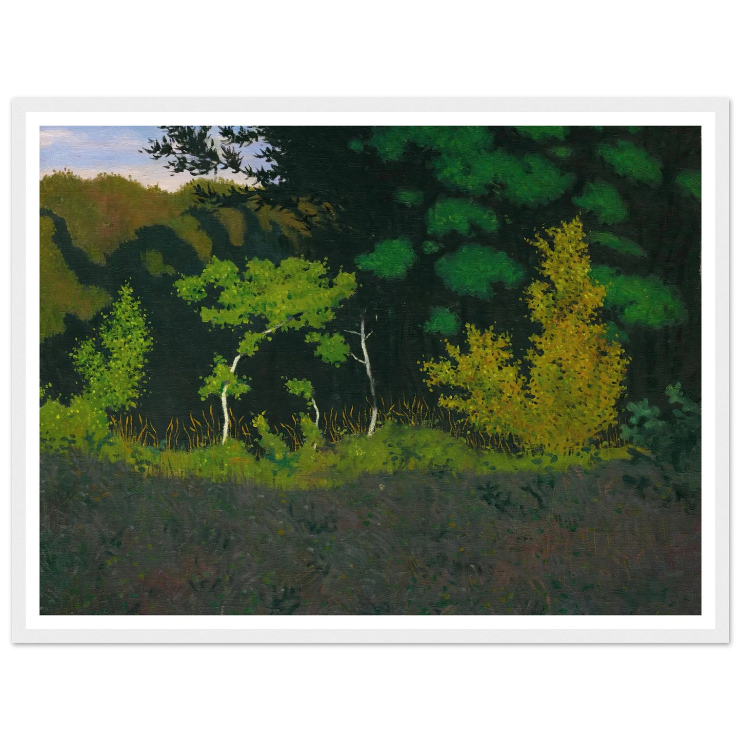 Edge Of The Wood (1920) Art Print | Felix Vallotton-Quipham Collections