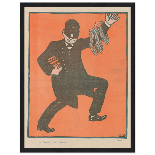 8 août 1903 Art Print | Felix Vallotton - Framed Poster - 30x40 cm / 12x16″ - Black frame