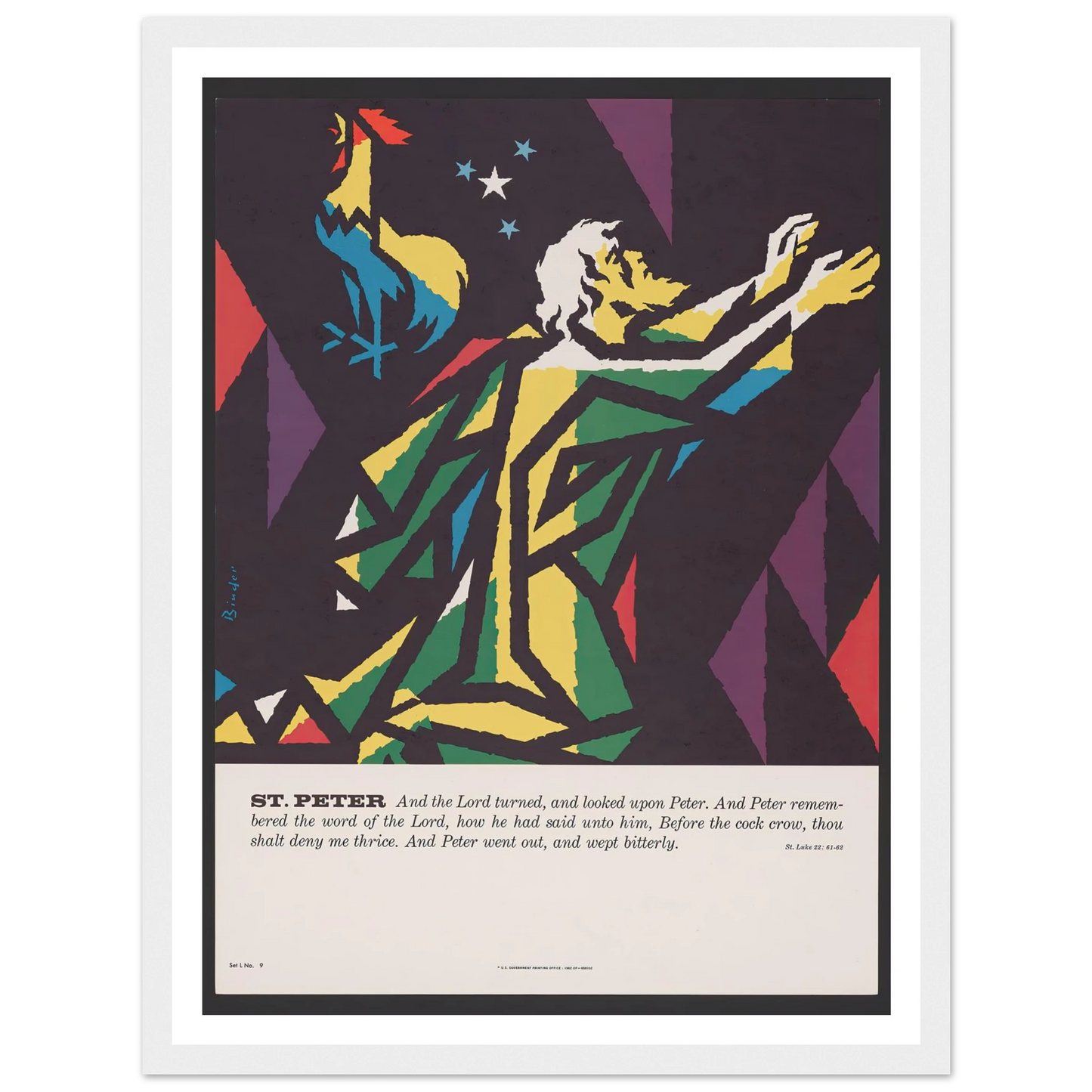 St. Peter (1962) Art Print | Joseph Binder-Quipham Collections