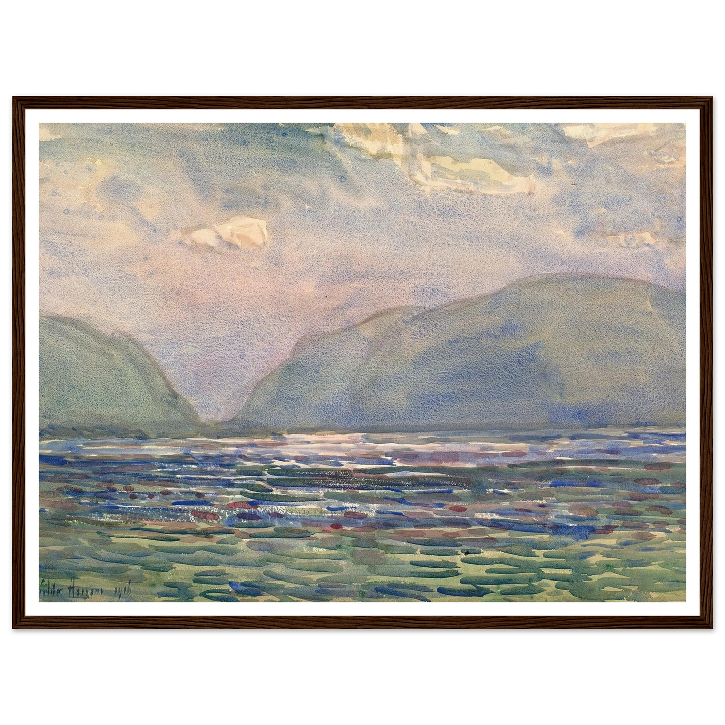 Noon above Newburgh (1916) Art Print | Childe Hassam-Quipham Collections