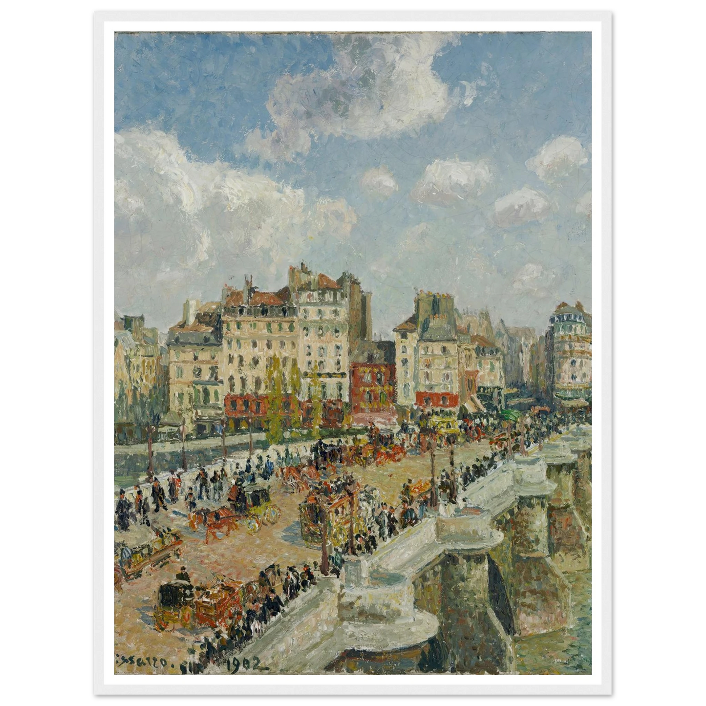 The Pont-Neuf Art Print | Camille Pissarro-Quipham Collections