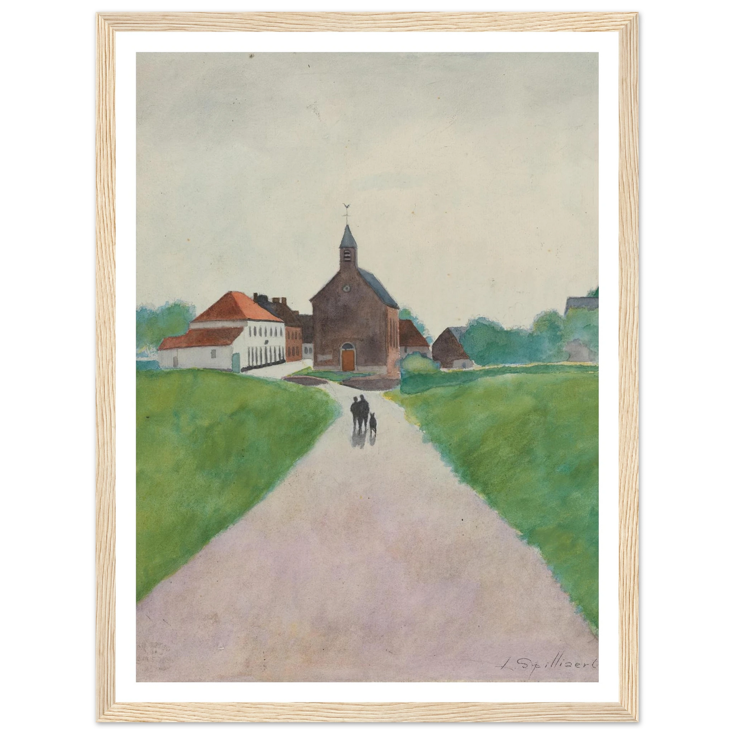 Au temps que Nanette était perdue pl. 4 (1931) Art Print | Leon Spilliaert-Quipham Collections