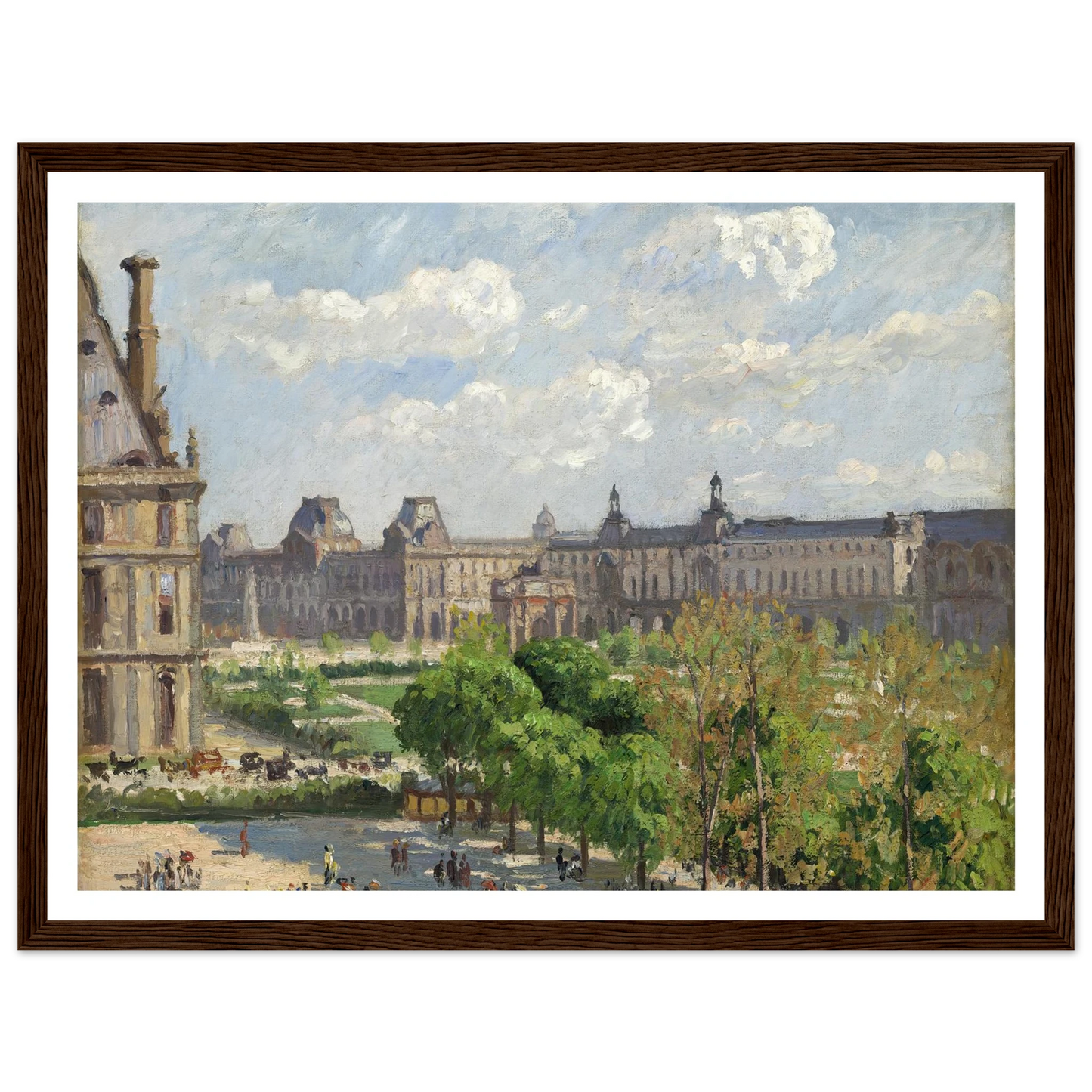 Place du Carrousel,Paris (1900) Art Print | Camille Pissarro-Quipham Collections